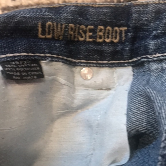 Carbon Blue Denim Jeans size 34 x32 - Picture 6 of 9